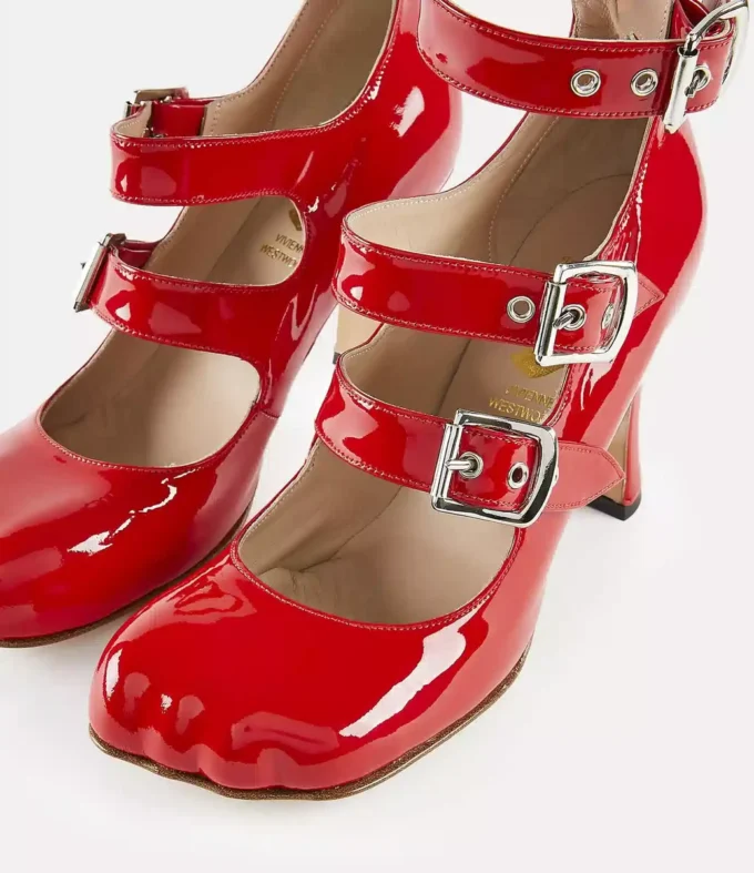 Animal Toe Three-Strap Shoe Animal Toe Three-Strap Shoe