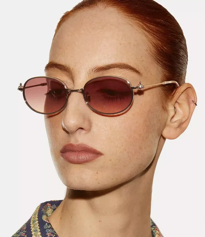 Hardware Orb Oval Sunglasses