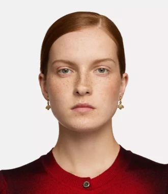 Mini Bas Relief Drop Earrings