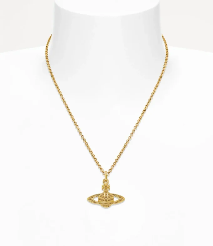 Mini Bas Relief Pendant Necklace