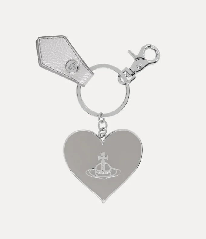 Mirror Heart Orb Keyring