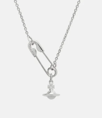 Safety Pin Pendant Necklace